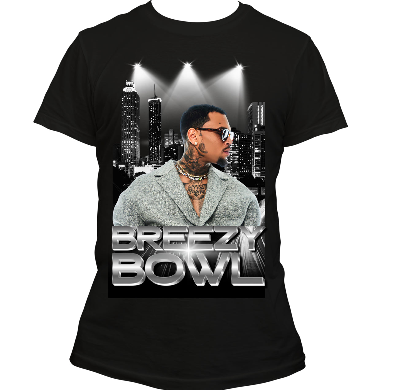 Black Breezy Bowl tee