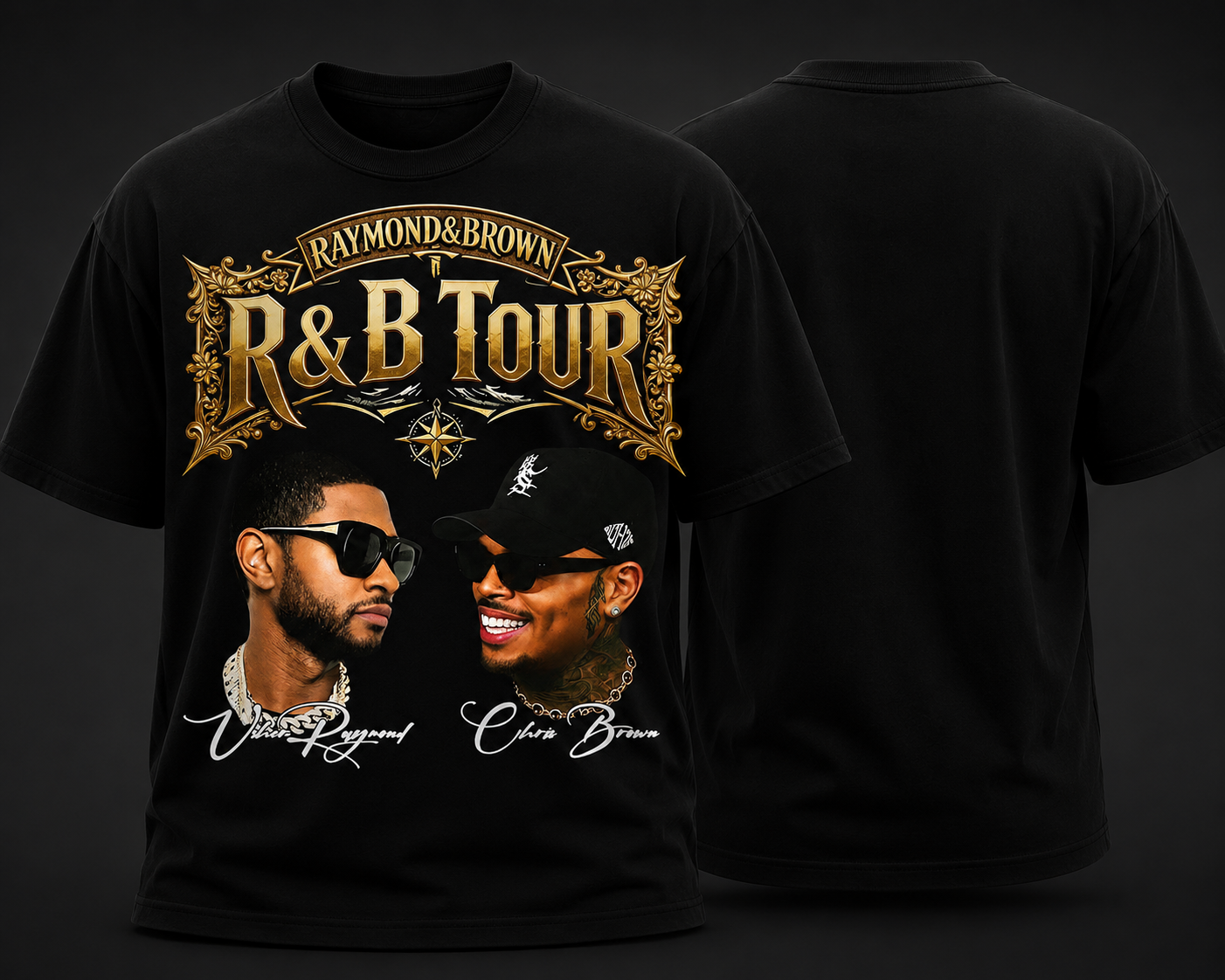 R&B Tour Vintage Tee — Banner Design