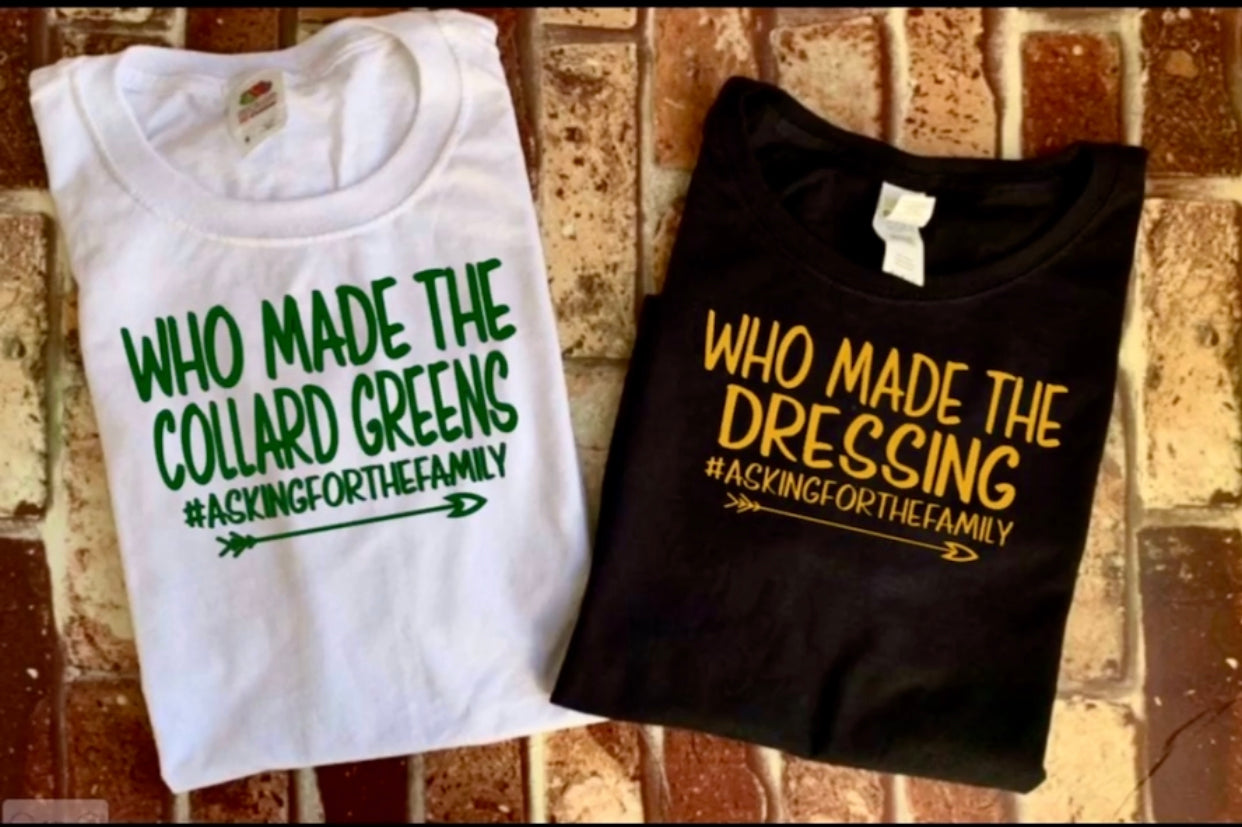 Who Made Holiday Food - WARV Creations