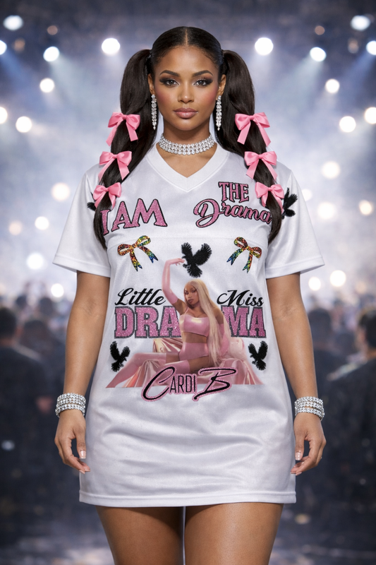 Custom Little Miss Drama Jersey - WARV Creations
