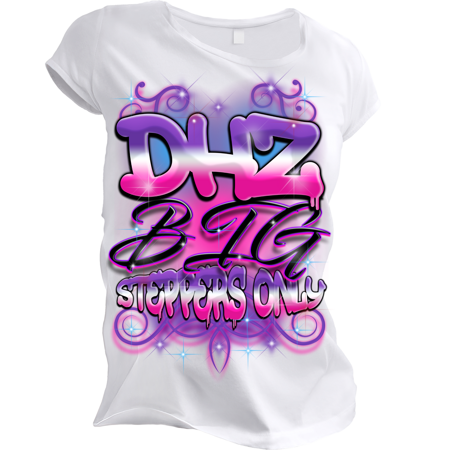 DHZ Airbrush Premium Digital Print T-Shirt