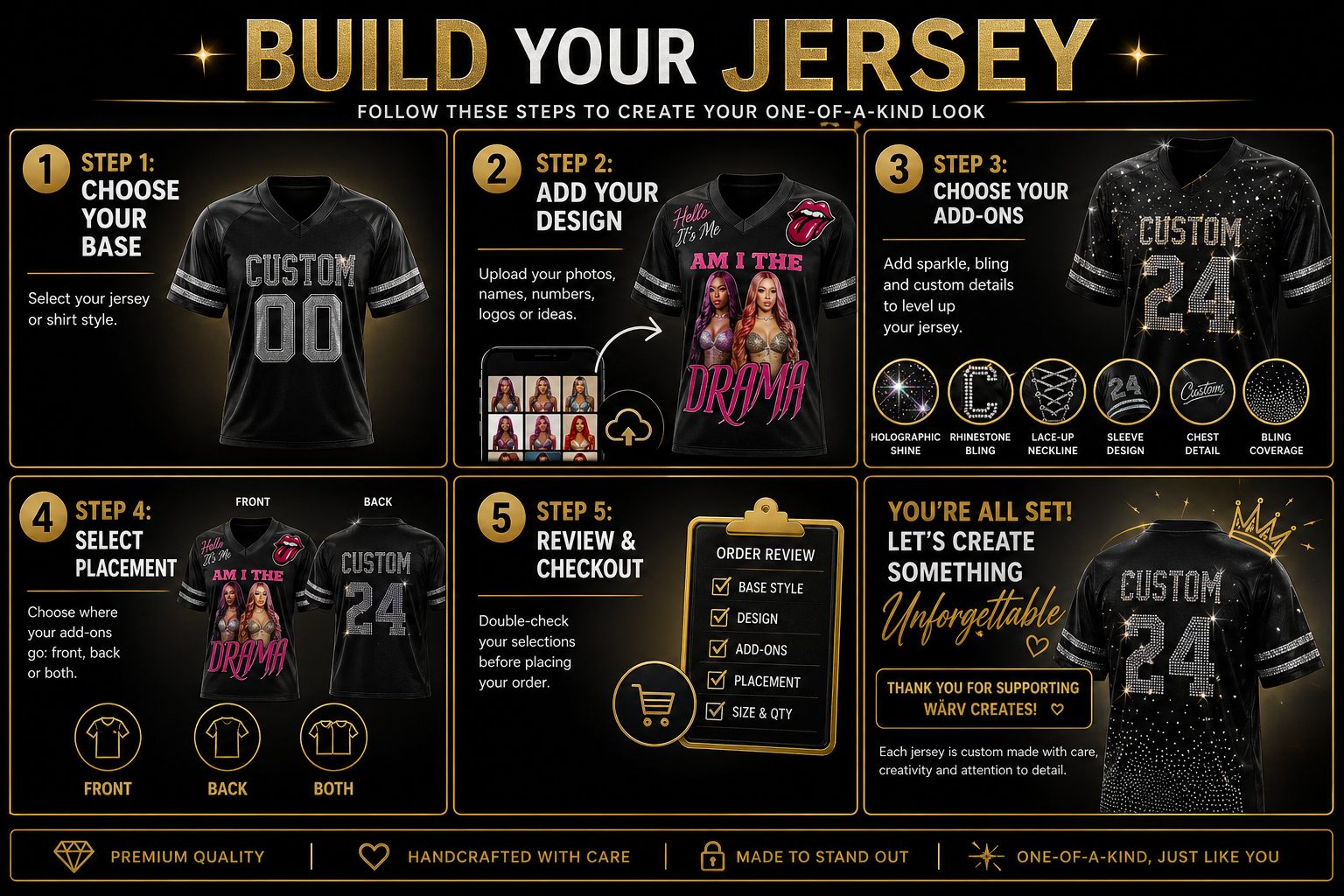 Custom Jersey - WARV Creations