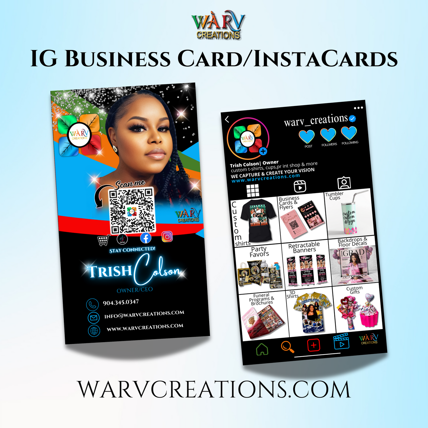 IG Business Cards/ Insta Cards