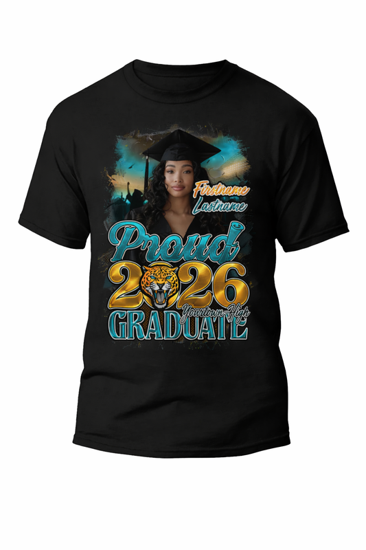 Graduation Premium Digital Print T-Shirt - WARV Creations
