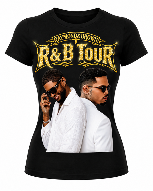 R&B Tour Fitted Tee | Raymond & Brown Concert Shirt