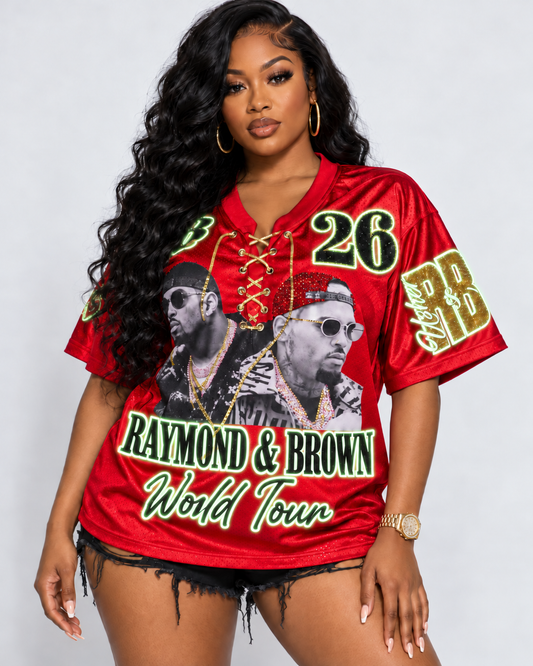 R&B Tour Showstopper REMIX Jersey | Hand-Set Bling Edition | Made to Order - WARV Creations
