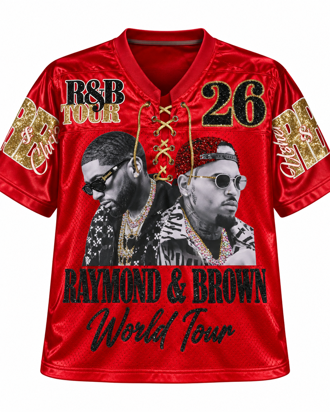 R&B Tour Showstopper REMIX Jersey | Hand-Set Bling Edition | Made to Order